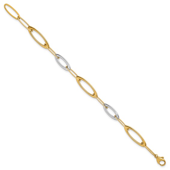 HERCO Gold 2 Tone Link Bracelets