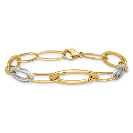 HERCO Gold 2 Tone Link Bracelets