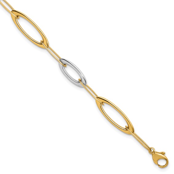 HERCO Gold 2 Tone Link Bracelets