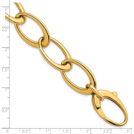 HERCO Gold Oval Link Bracelets
