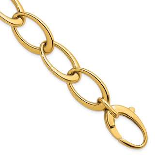 HERCO Gold Oval Link Bracelets