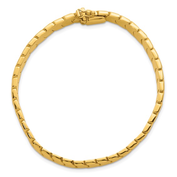 Herco 14K Polished 7.75mm Fancy Link 7.5 inch Bracelet