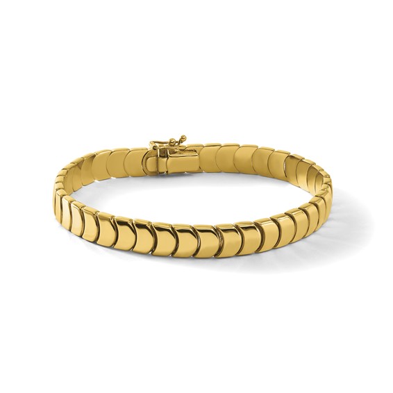 Herco 14K Polished 7.75mm Fancy Link 7.5 inch Bracelet