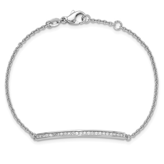 HERCO Gold Diamond Bar Bracelets