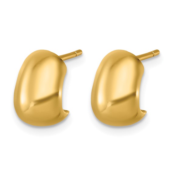 Herco Gold Polished Post Earrings