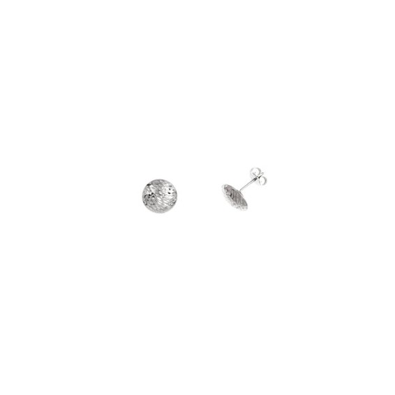 Herco 14K White Gold Earrings 11.5MM