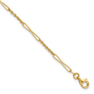 Herco 14K Polished Fancy Link 7.25 inch Bracelet