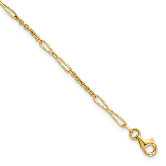 Herco 14K Polished Fancy Link 7.25 inch Bracelet