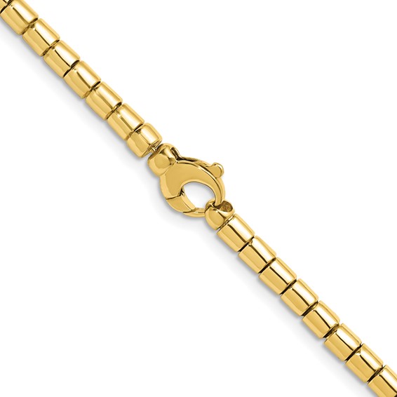 HERCO Gold 4.6mm Fancy Link Necklaces