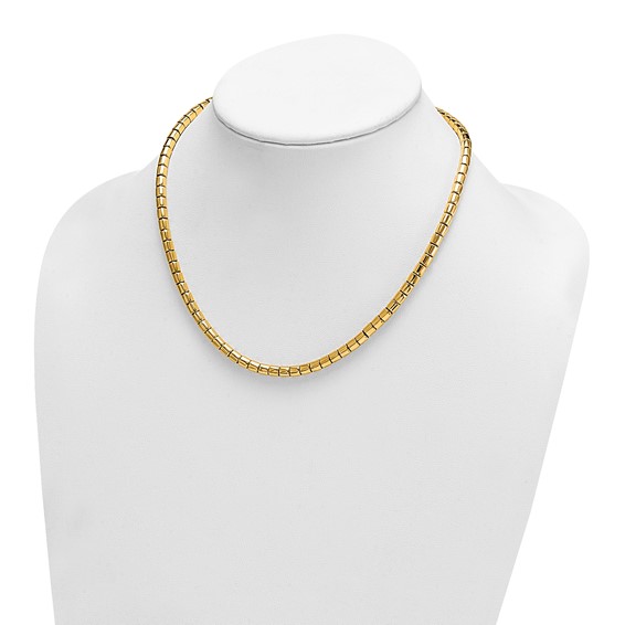 HERCO Gold 4.6mm Fancy Link Necklaces