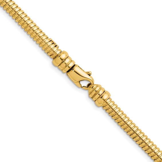 HERCO Gold 4.8mm Omega Style Necklaces