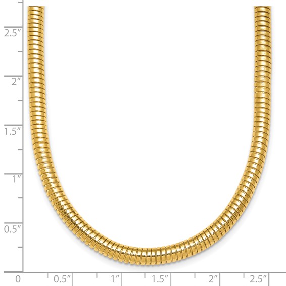 HERCO Gold 4.8mm Omega Style Necklaces