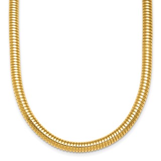 HERCO Gold 4.8mm Omega Style Necklaces