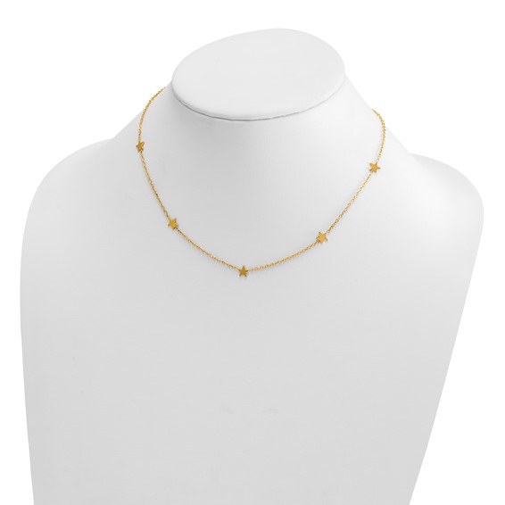 HERCO Gold Chain with Stars Necklaces