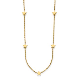 HERCO Gold Chain with Stars Necklaces