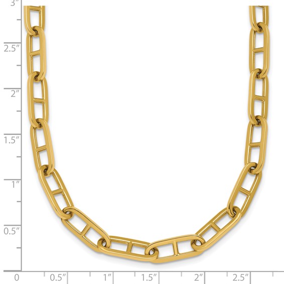 HERCO Gold 6.6mm Anchor Chain Link Necklaces