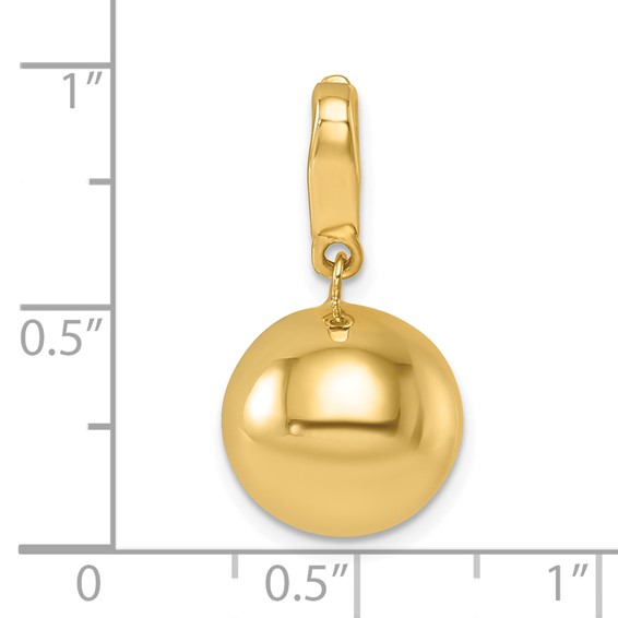 Herco 14K Polished 12mm Ball Pendant