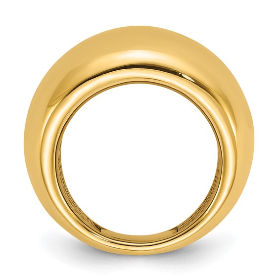 Herco 14K Polished Wide Domed Ring