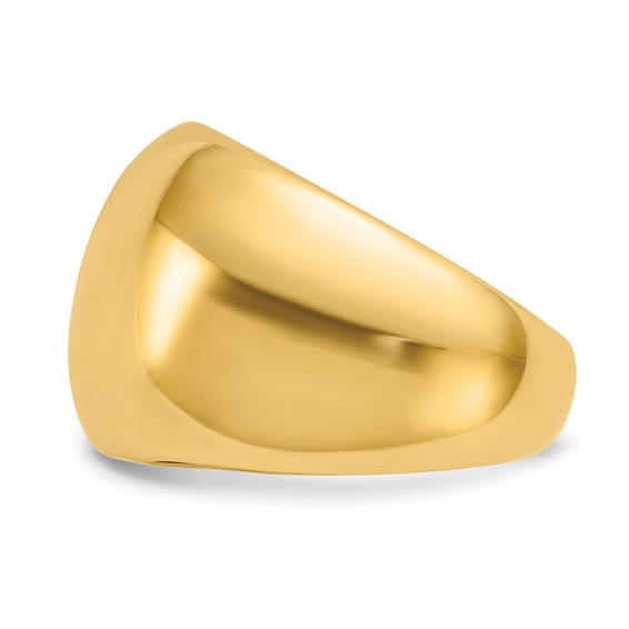 Herco 14K Polished Wide Domed Ring