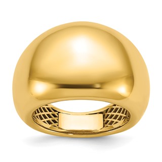 Herco 14K Polished Wide Domed Ring