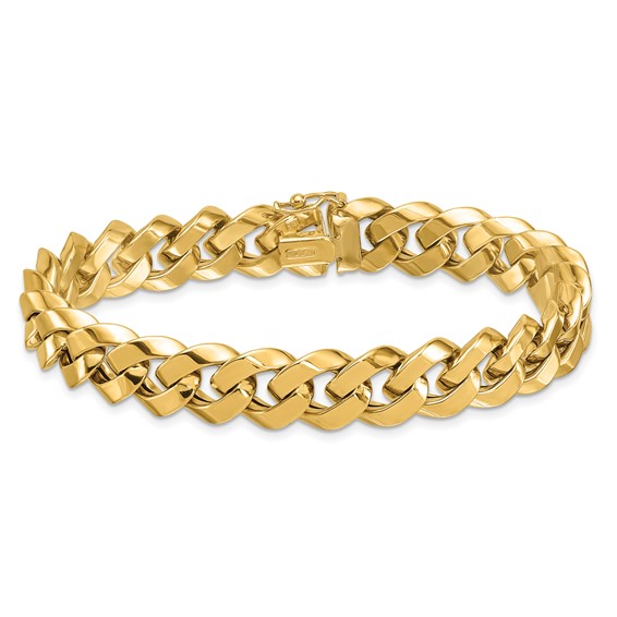 HERCO Gold 11mm Polished Curb Link Bracelets