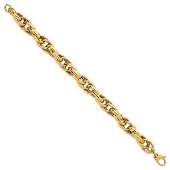 HERCO Gold Polished Link Bracelets