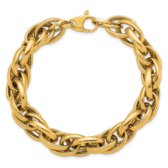 HERCO Gold Polished Link Bracelets