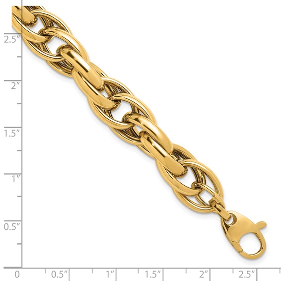 HERCO Gold Polished Link Bracelets