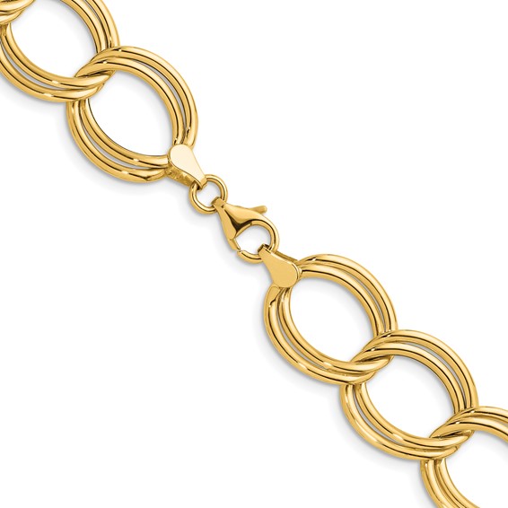 HERCO Gold 16mm Double Link Necklaces