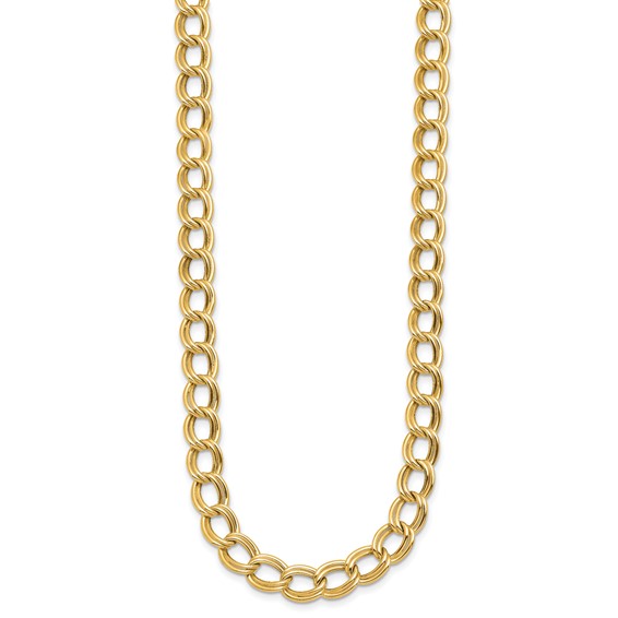 HERCO Gold 8mm Double Link Necklaces