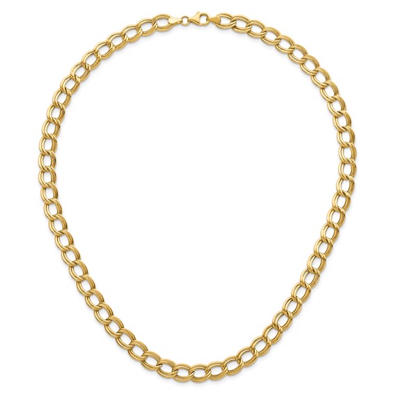 HERCO Gold 8mm Double Link Necklaces