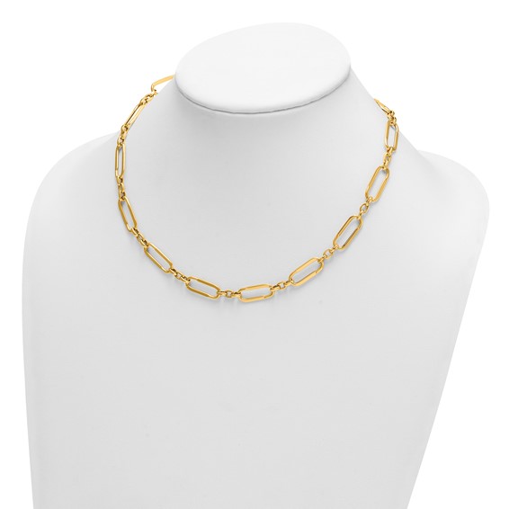 HERCO Gold Mixed Link Necklaces