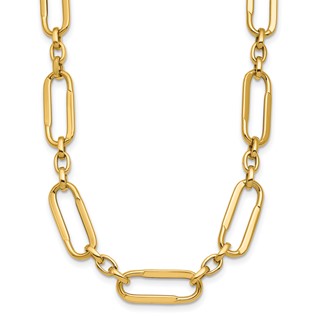 HERCO Gold Mixed Link Necklaces