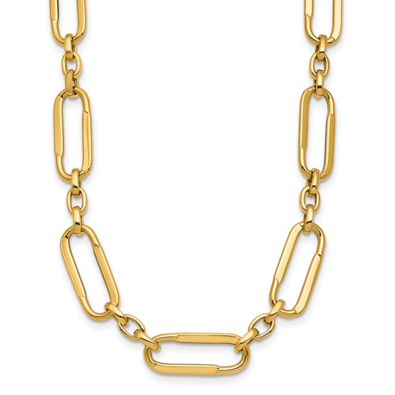 HERCO Gold Mixed Link Necklaces
