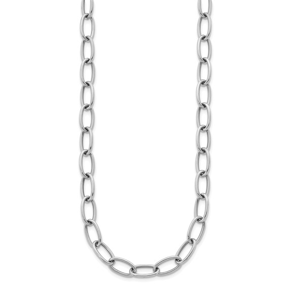 HERCO Gold Oval Link Necklaces