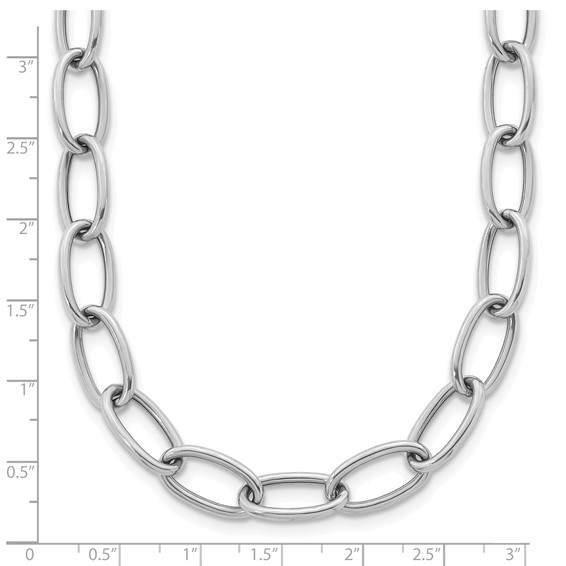 HERCO Gold Oval Link Necklaces