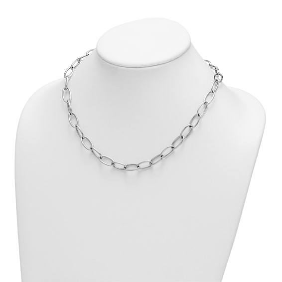 HERCO Gold Oval Link Necklaces