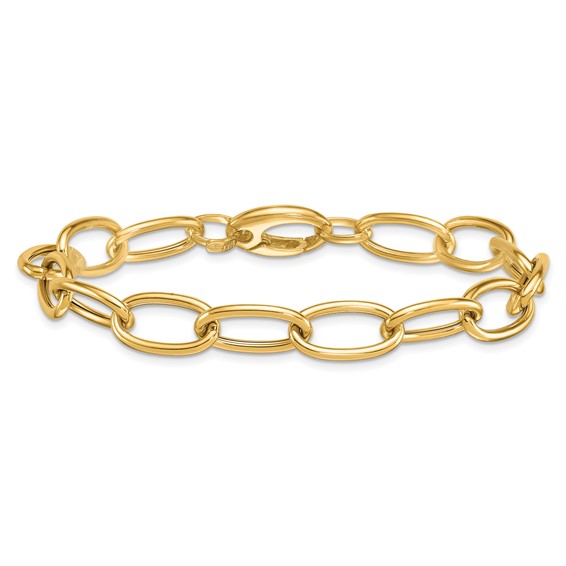 HERCO Gold Oval Link Bracelets