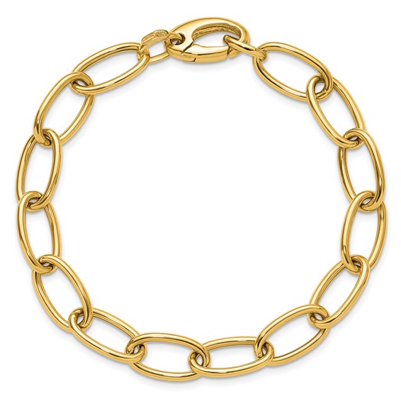 HERCO Gold Oval Link Bracelets