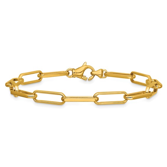 Herco 14K Polished Solid 4.8mm Paperclip Link 8.5in Chain