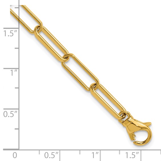 Herco 14K Polished Solid 4.8mm Paperclip Link 8.5in Chain