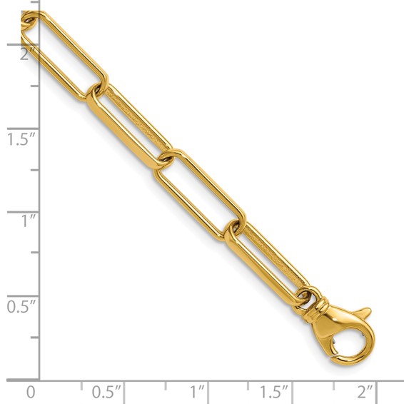 Herco 14K Polished Solid 5.8mm Paperclip Link 16in Chain