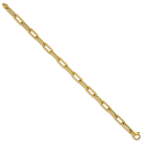 Herco 14K Polished Solid 5.1mm Paperclip Link 7.5in Chain
