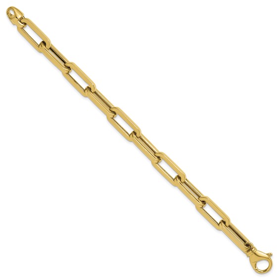 Herco 14K Polished Solid 8.0mm Paperclip Link 8.5in Chain