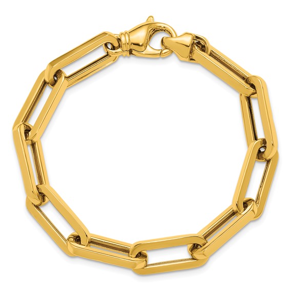 Herco 14K Polished Solid 8.0mm Paperclip Link 8.5in Chain