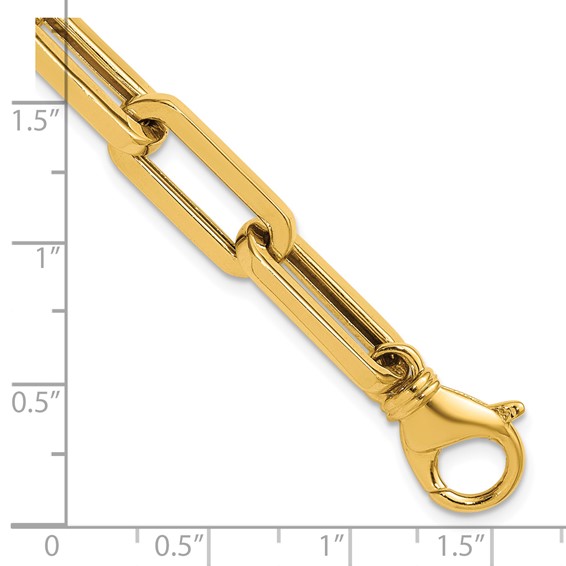 Herco 14K Polished Solid 8.0mm Paperclip Link 8.5in Chain