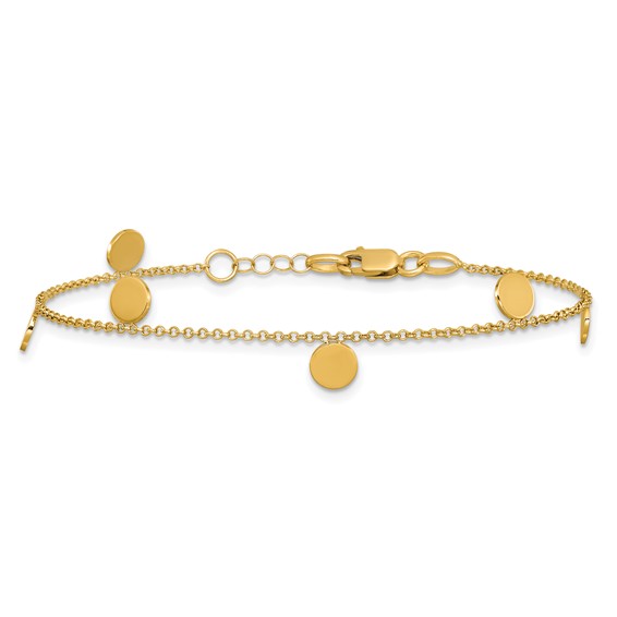 Herco 14K Gold Bracelet Small Rounds