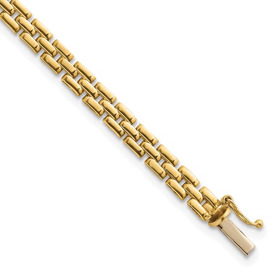 Herco 14K Polished 5mm Fancy Link 7.5 inch Bracelet