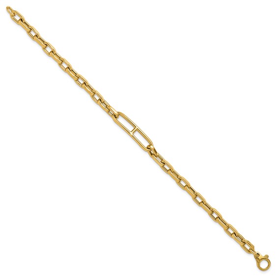 Herco 14K Polished Fancy Link 8 inch Bracelet