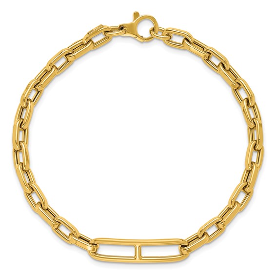 Herco 14K Polished Fancy Link 8 inch Bracelet